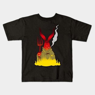 Hellish rabbit Kids T-Shirt